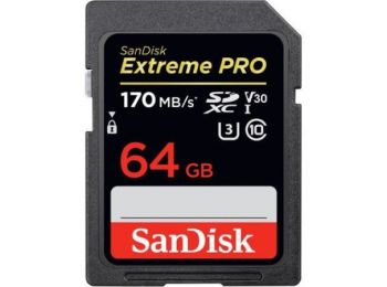 SanDisk Extreme PRO SDXC™ memóriakártya 64GB