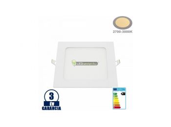 INTI 12W=96W négyzet fehér LED mennyezeti lámpa melegfeh