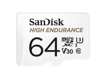SanDisk High Endurance microSDXC™ memóriakártya 64GB