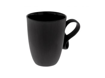 ENDE fekete porcelán kávés teás bögre  170 ml