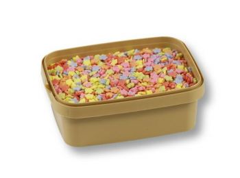 Színes virág alakú cukor confetti 20 dkg