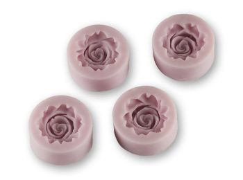 4 részes marcipán rózsa készítő szilikon forma