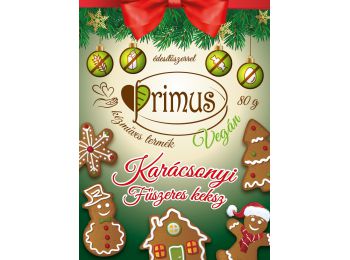 Primus keksz karácsonyi fűszeres gluténmentes 80g