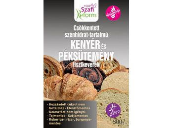 Szafi Reform Csökkentett szénhidrát-tartalmú paleo kenyér és péksütemény lisztkeverék 500 g