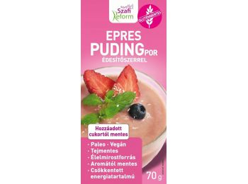 Szafi Reform Epres pudingpor édesítőszerrel 70 g