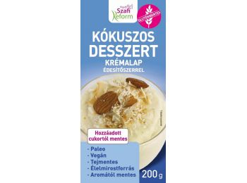 Szafi Reform Kókuszos desszert krémalap édesítőszerrel 