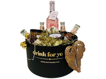 Karácsonyi Bloom Jasmine Gin&Tonik Ajándék Szett Fekete Díszdobozban