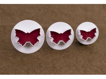 3 részes rugós pillangó fondant kiszúró