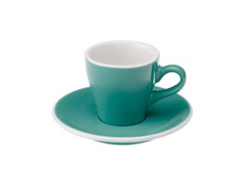 Loveramics Tulip Teal kávés Csésze és csészealj Espress
