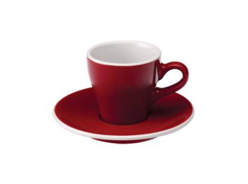 Loveramics Tulip Piros kávés Csésze és csészealj Espres