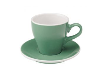 Loveramics Zöld Tulip Cafe Latte  280 ml-es csésze és csészealj