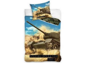LÁNCTALPAS katonai tankos 2 részes ágynemű-garnitúra 14