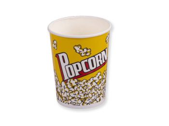 14 cm magas papír Popcorn vödör