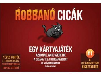 Asmodee Exploding Kittens Robbanó Cicák társasjáték