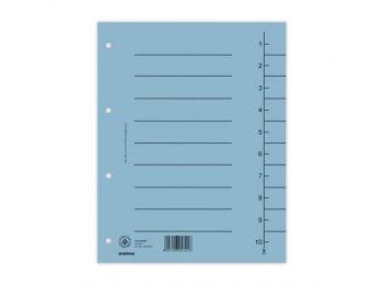 Regiszter, karton, A4, DONAU, kék (D8610K)