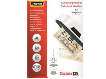 Meleglamináló fólia, 125 mikron, A4, fényes, 100 db,  FE