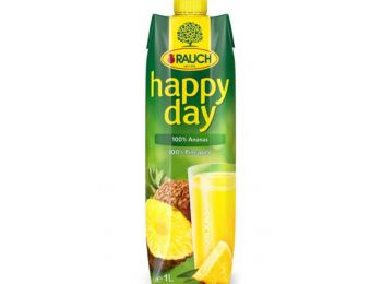Gyümölcslé, 100 százalék , 1 l, RAUCH Happy day, ananá