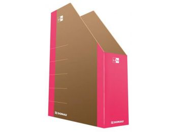 Iratpapucs, karton, 80 mm, DONAU Life, neon rózsaszín (D3550R)