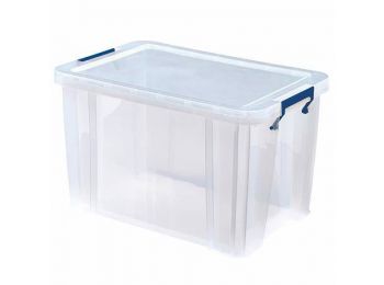 Műanyag tároló doboz, átlátszó, 26 liter, FELLOWES, ProStore™ (IFW77307)