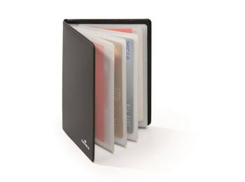 Bankkártyatartó, 8 db-os, RFID védelemmel, DURABLE, feket