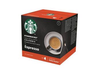 Kávékapszula, 12 db, STARBUCKS by Dolce Gusto®, Espresso Colombia Medium Roast (KHK717)
