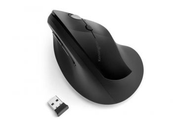 Egér, vezeték nélküli, vertikális, USB, KENSINGTON Pro 