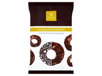 Aszalt almakarika, 100 g, NOBILIS, étcsokoládés (KHE279)