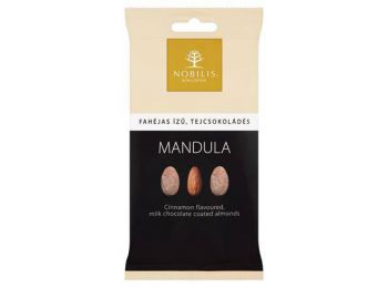 Mandula, 100 g, NOBILIS, fahéjas-tejcsokoládés (KHE288)