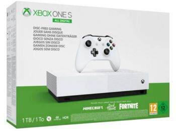 Microsoft Xbox One S (Slim) 1TB All-Digital Edition Játékk