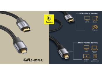 Baseus Enjoyment Mini DisPlay - HDMI kábel 1m