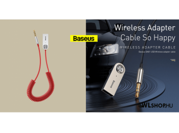 Baseus BA01 USB vezeték nélküli adapter/3,5mm jack - Piros