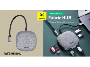 Baseus 7in1 USB-C többfunkciós HUB, memóriakártya-olvas