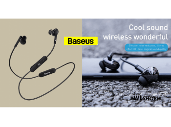 Baseus Encok S30 Bluetooth 5.0 Sport fülhallgató - Fekete