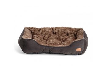 Agui Furry Bed kutyafekhely fekete  61x48x18 cm