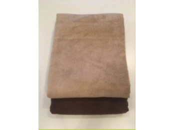 Fürdőlepedő 70×140 tejeskávé és sötétbarna szett Vi