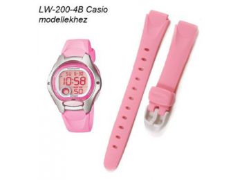 LW-200-4B Casio rózsaszín műanyag szíj