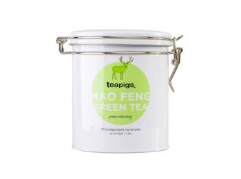 Teapigs Mao Feng Green Filteres Tea 20 teafilter csatos üve