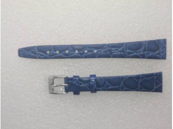 14-es kék színű valódi bőr óraszíj A5005-14-6