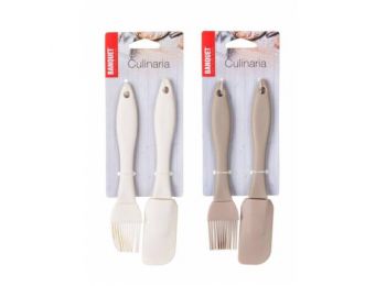 Banquet Culinaria szilikon ecset és spatula egy készletben