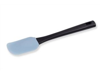 Fekete nyelű szilikon spatula