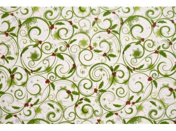 5 ív magyal mintás karácsonyi csokoládé transzfer fóli