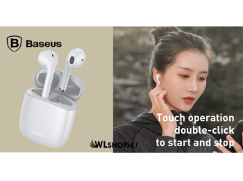 Baseus Bluetooth vezeték nélküli fülhallgató/headset TW