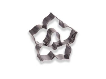 4,5 cm-es harang közepű viola virág linzer kiszúró