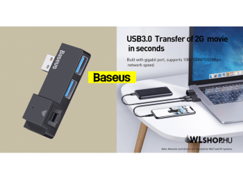 Baseus multifunkcionális HUB adapter Surface Pro USB A, RJ4