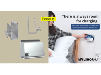 Baseus falra ragasztható telefontartó 2 készülékhez - E