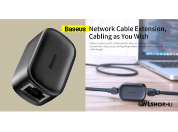 Baseus hálózati kábel csatlakozó RJ45 - Fekete