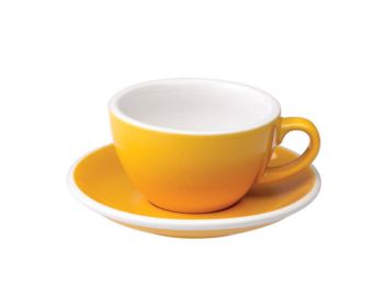 Loveramics egg sárga 200 ml cappuccino csésze és csészealj