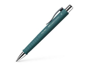 Golyóstoll, 0,5 mm,  nyomógombos, FABER-CASTELL Poly Ball,