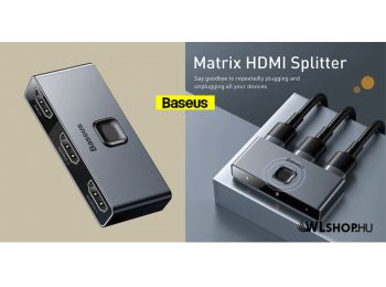 Baseus Matrix HDMI Splitter - 2 irányú HDMI kapcsoló - S