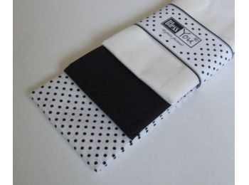 Textil zsebkendő XL méret pöttyös elegancia 3 db-os - Bl